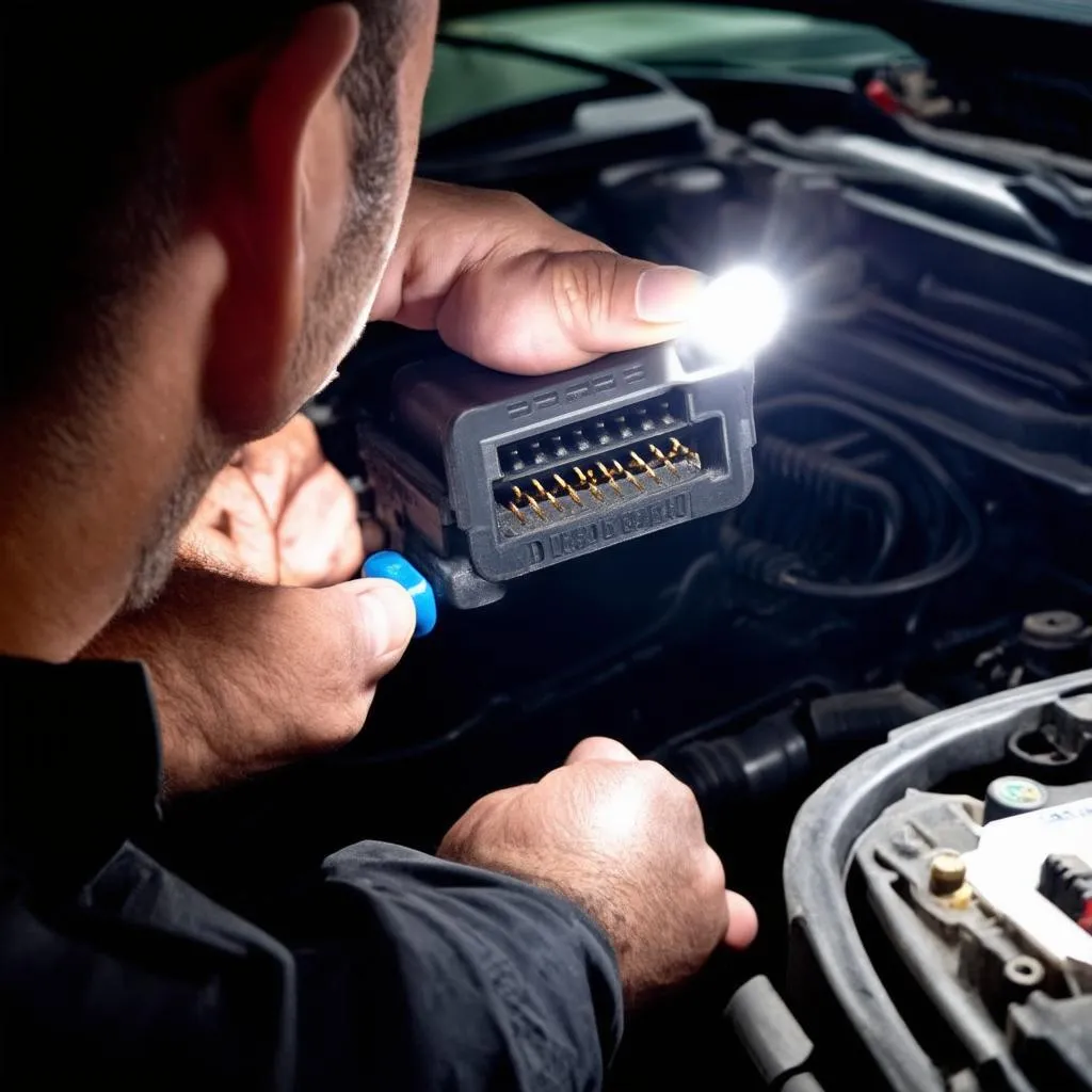 OBD2 port inspection